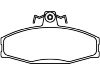 Bremsbelagsatz, Scheibenbremse Brake Pad Set:6U0 698 151 E